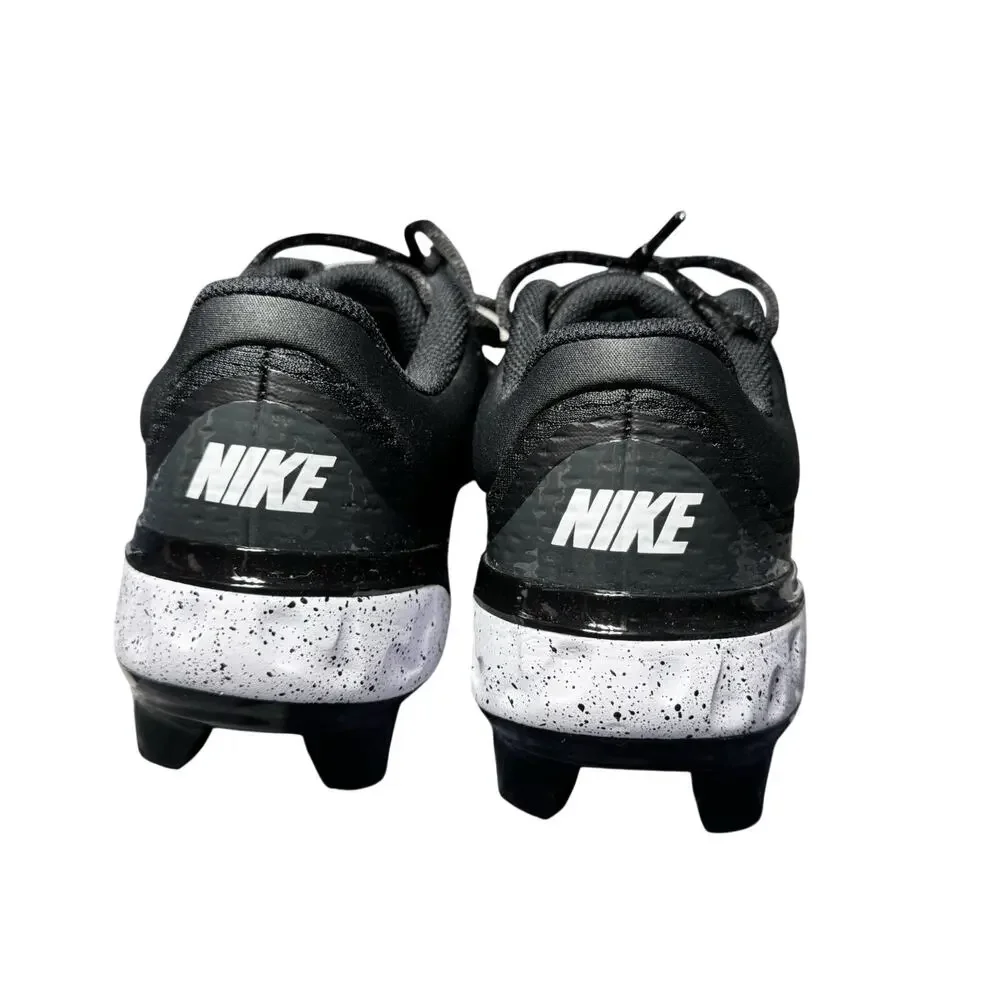 Nike Alpha Huarache Elite 4 MCS Baseball Cleat Black White FD6221-003 Sz 15